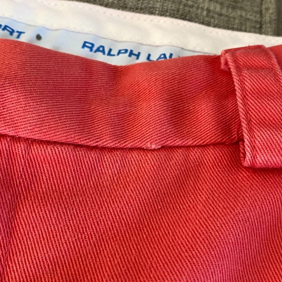 Vintage Ralph Lauren Sport Nantucket Red Polo Chino Pants (size 29 waist) - Picture 11 of 13